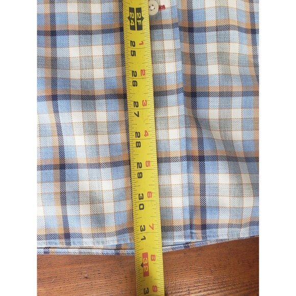 Daniel Cremieux Signatr Men Shirt Sz Lg Non-Iron Plaid 100% Pima Cotton Long Slv - Picture 10 of 11